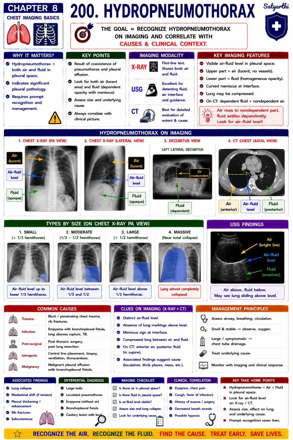 200. Hydropneumothorax